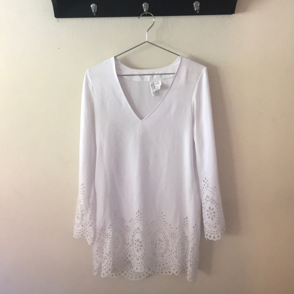 Kenneth Cole White Dress - size small